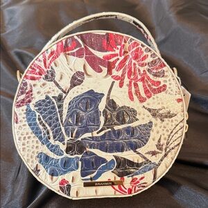 Brahmin Multicolor Floral Round Bag